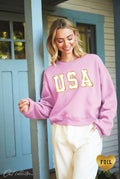 USA Foil Mid Graphic Sweatshirt