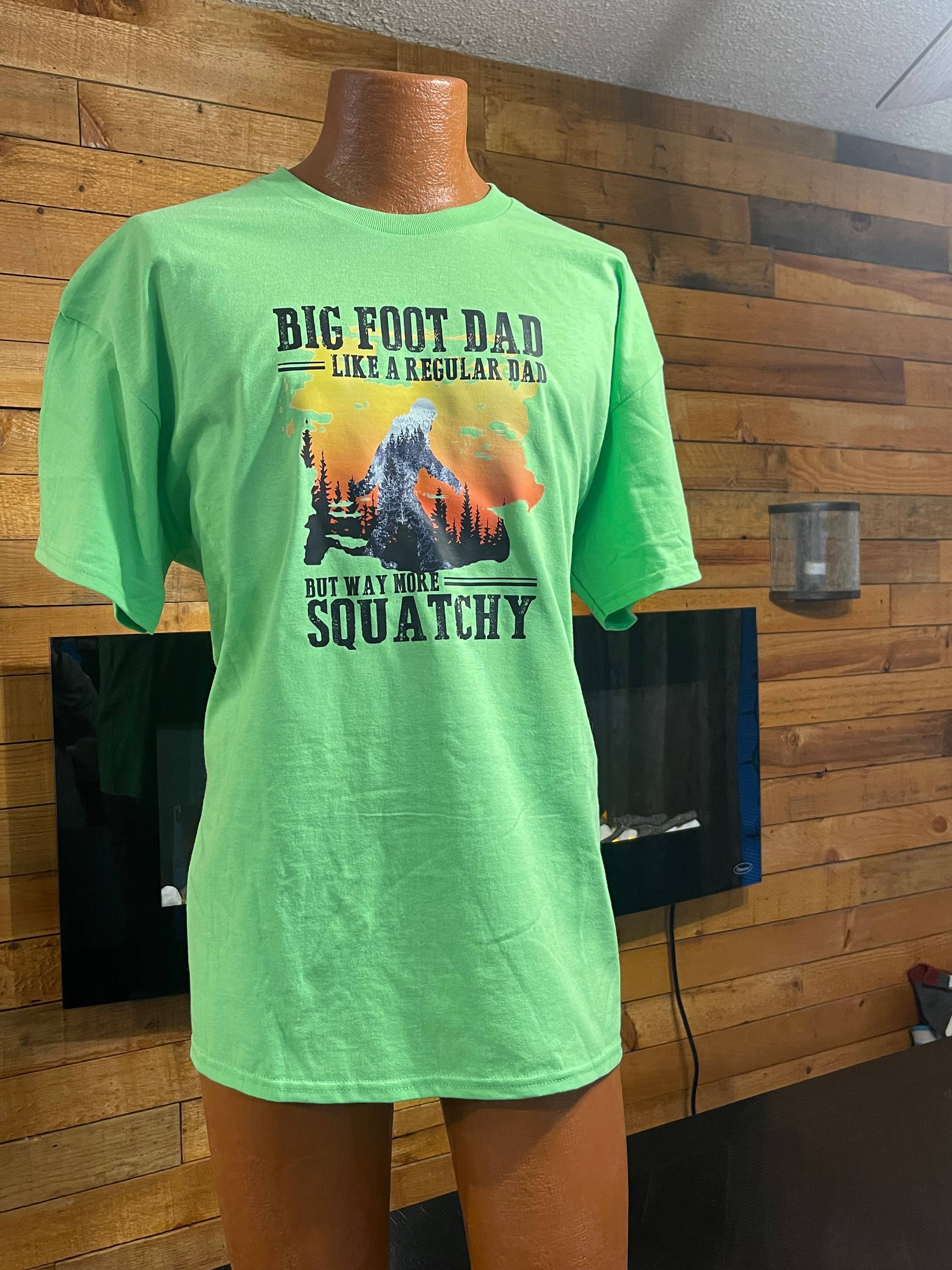 Bigfoot Dad T-Shirt (Green)
