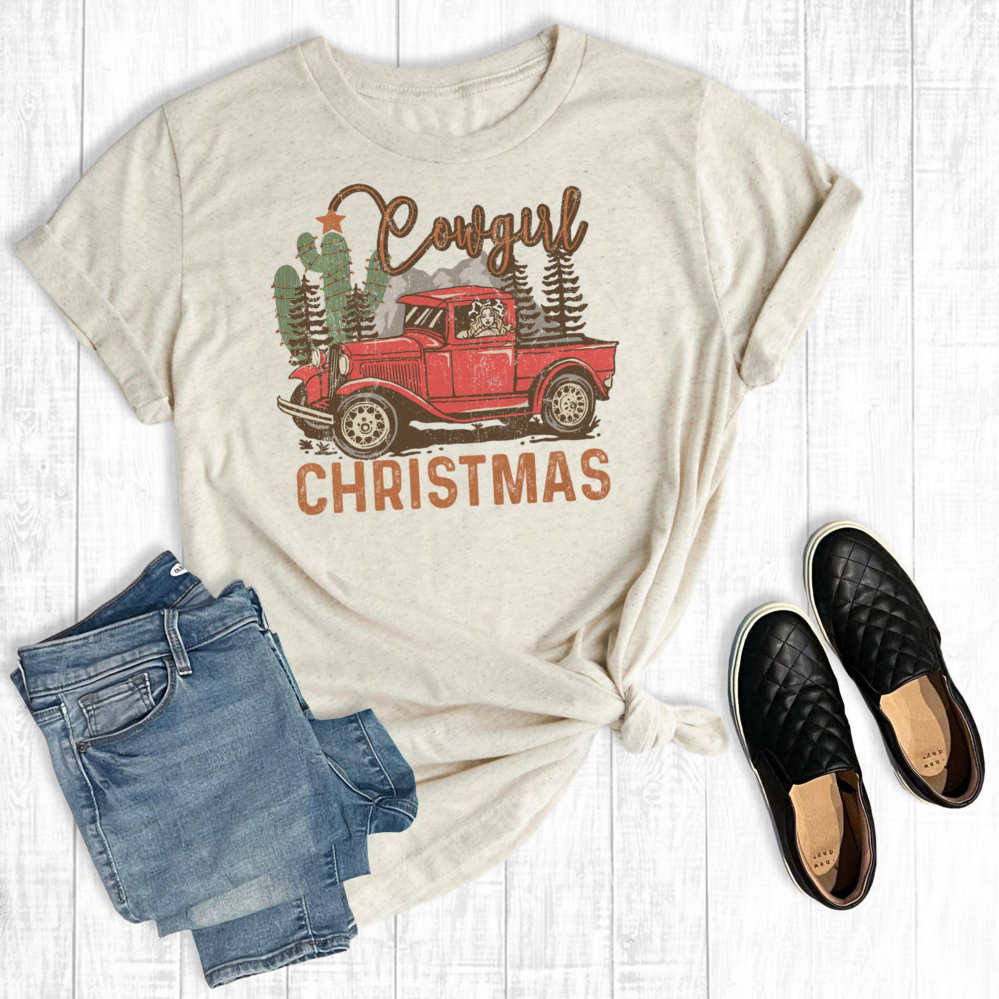 Cowgirl Christmas Truck