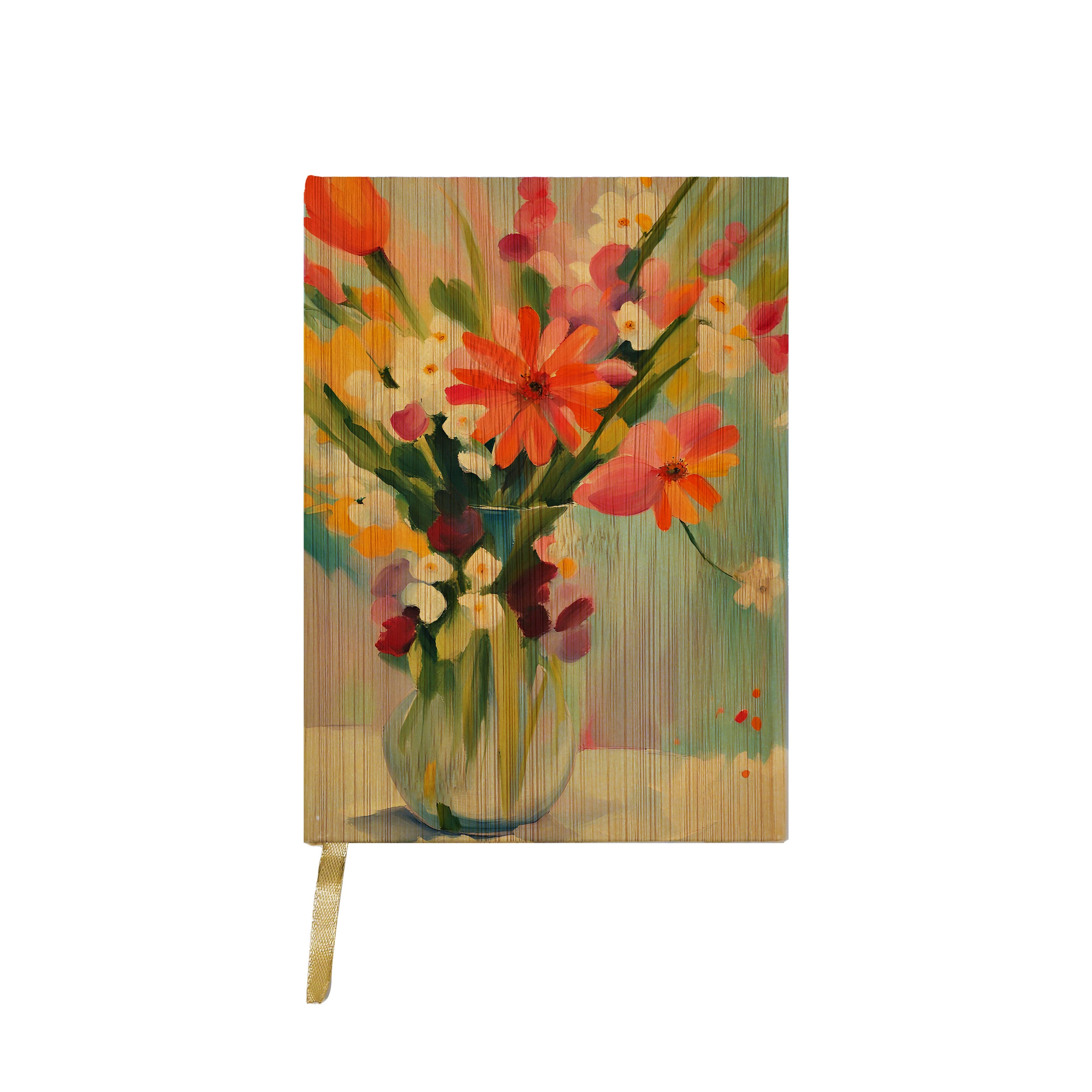 Bright Flowers in Vase Journal