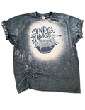 Send Noods Funny Bleached Tee
