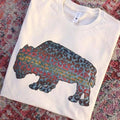 Leopard Glitter Buffalo On Natural