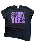 Spooky Vibes Spiderweb Halloween Tee