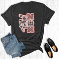 Leopard Football Mom Gameday Graphic Tee
