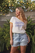 God Bless America Ringer Graphic T-Shirt