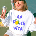 La Dolce Vita Lemon Graphic Sweatshirt | Spring 2025