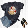 Christmas Santa I Seen That Mineral Wash Graphic Tee