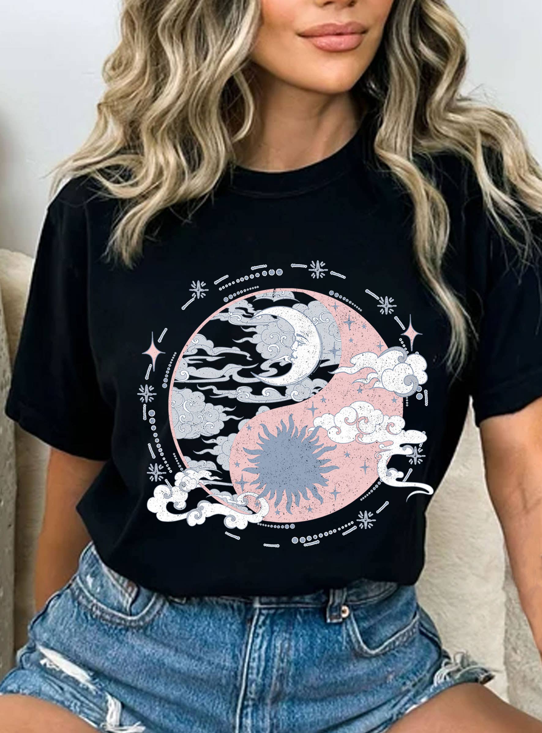 Sun and Moon Dreamer Graphic Tshirts