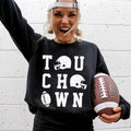 Touchdown, Helmet, Football, Sports, Game Day Sweatshirt