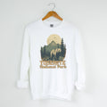 Yosemite White Crewneck | National Park | Sizes S-2XL