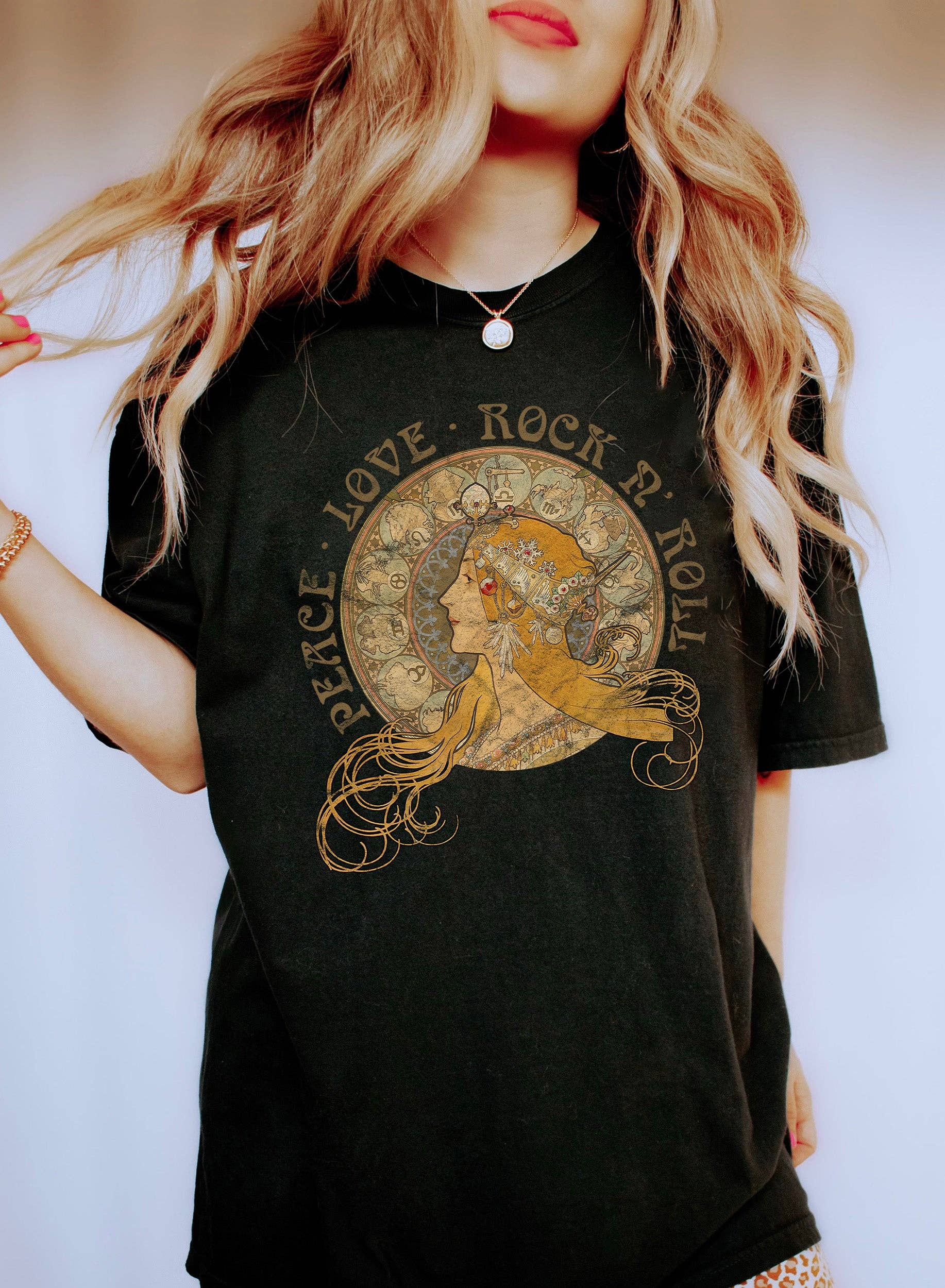 Peace Love Rock N' Roll T-Shirt