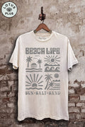 Beach Life Graphic Top