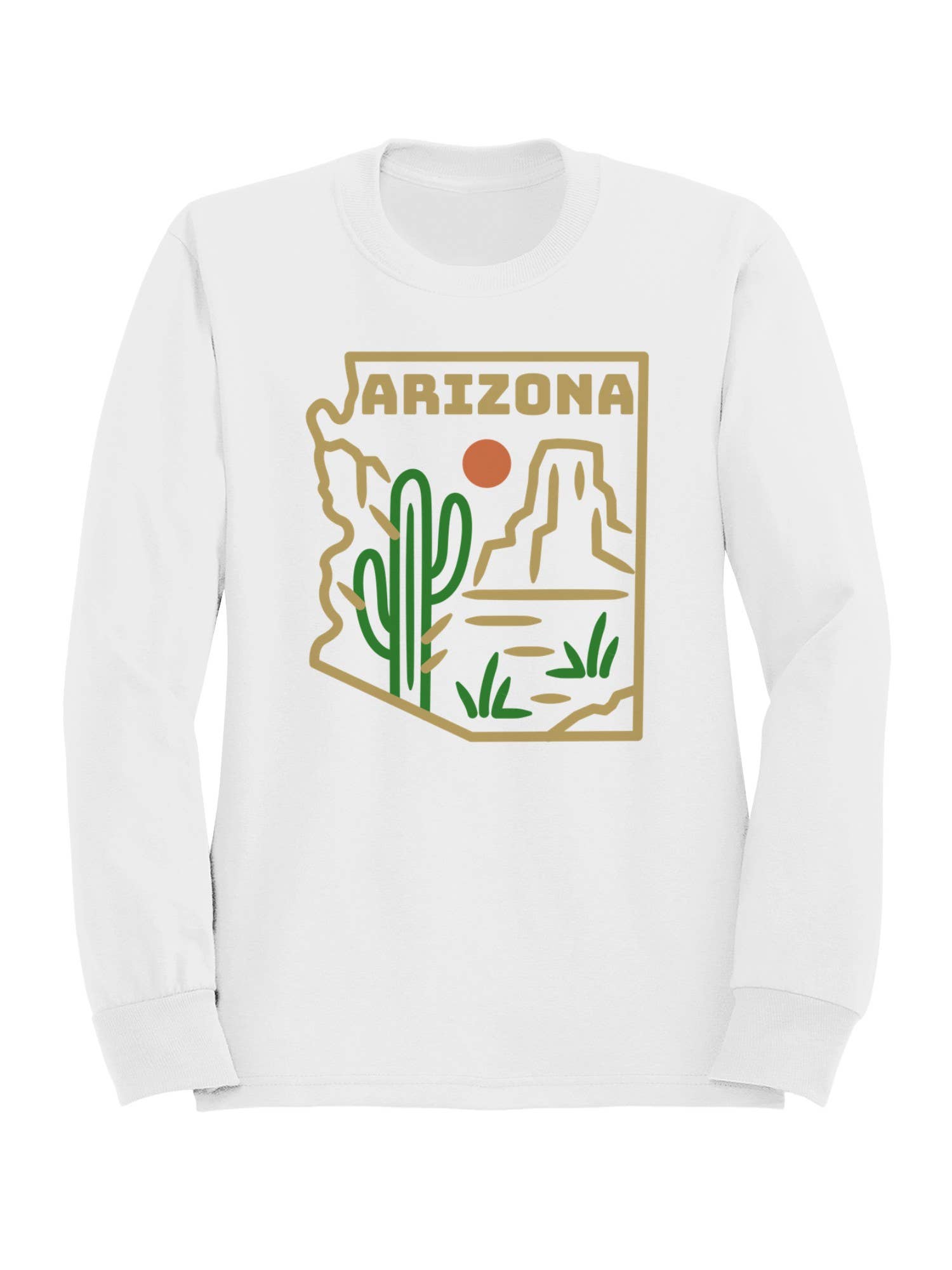 Arizona Desert Art Sticker Men's Sweatshirt
