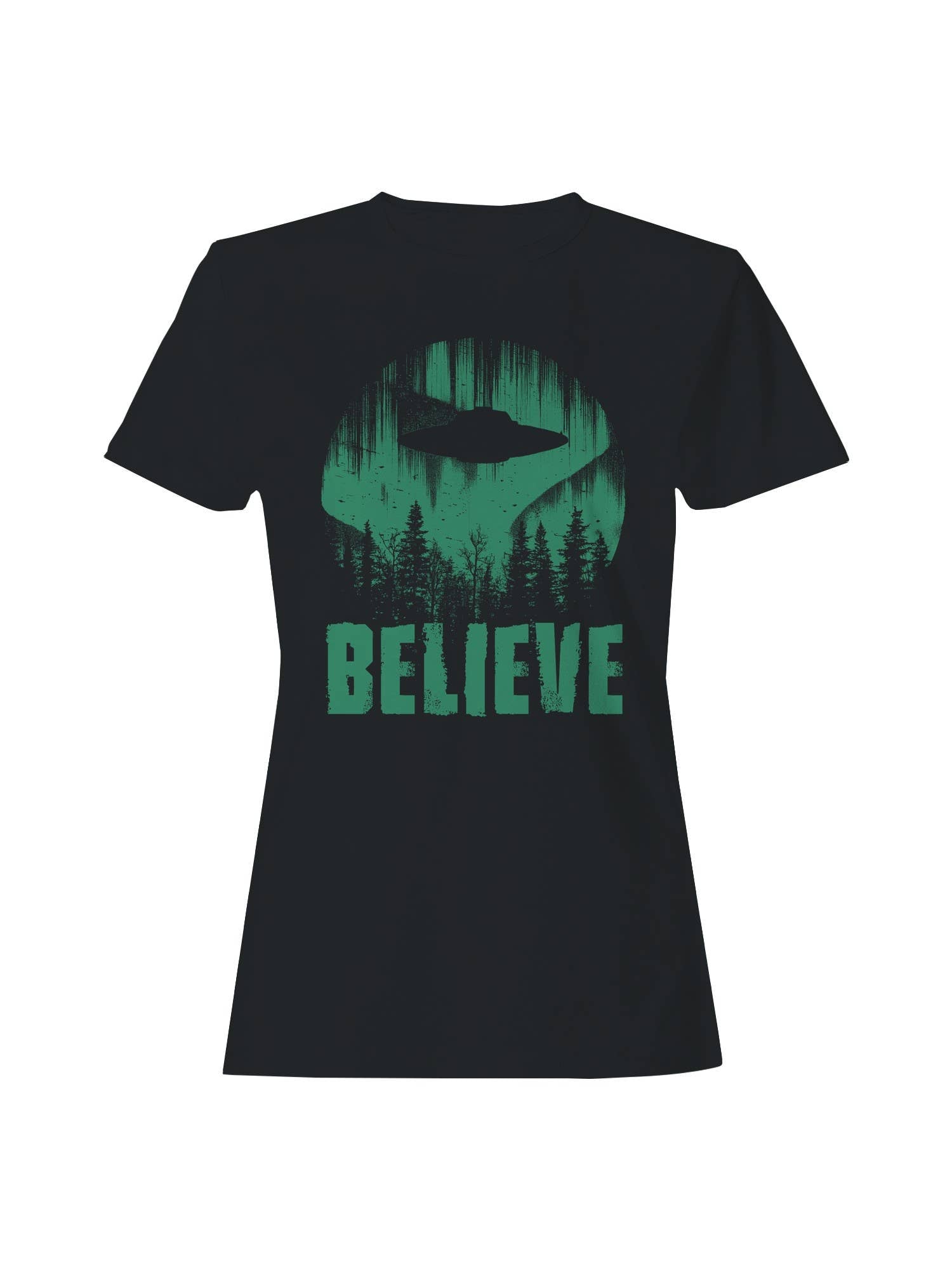 Believe in Ufo Mysteries Women's T-Shirt
