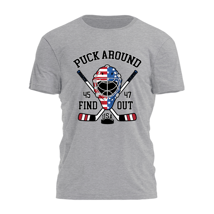Puck Around Find Out - Team USA Tee - 3590
