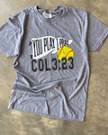 White Flag Softball Tee | Softball Mom | Christian Apparel