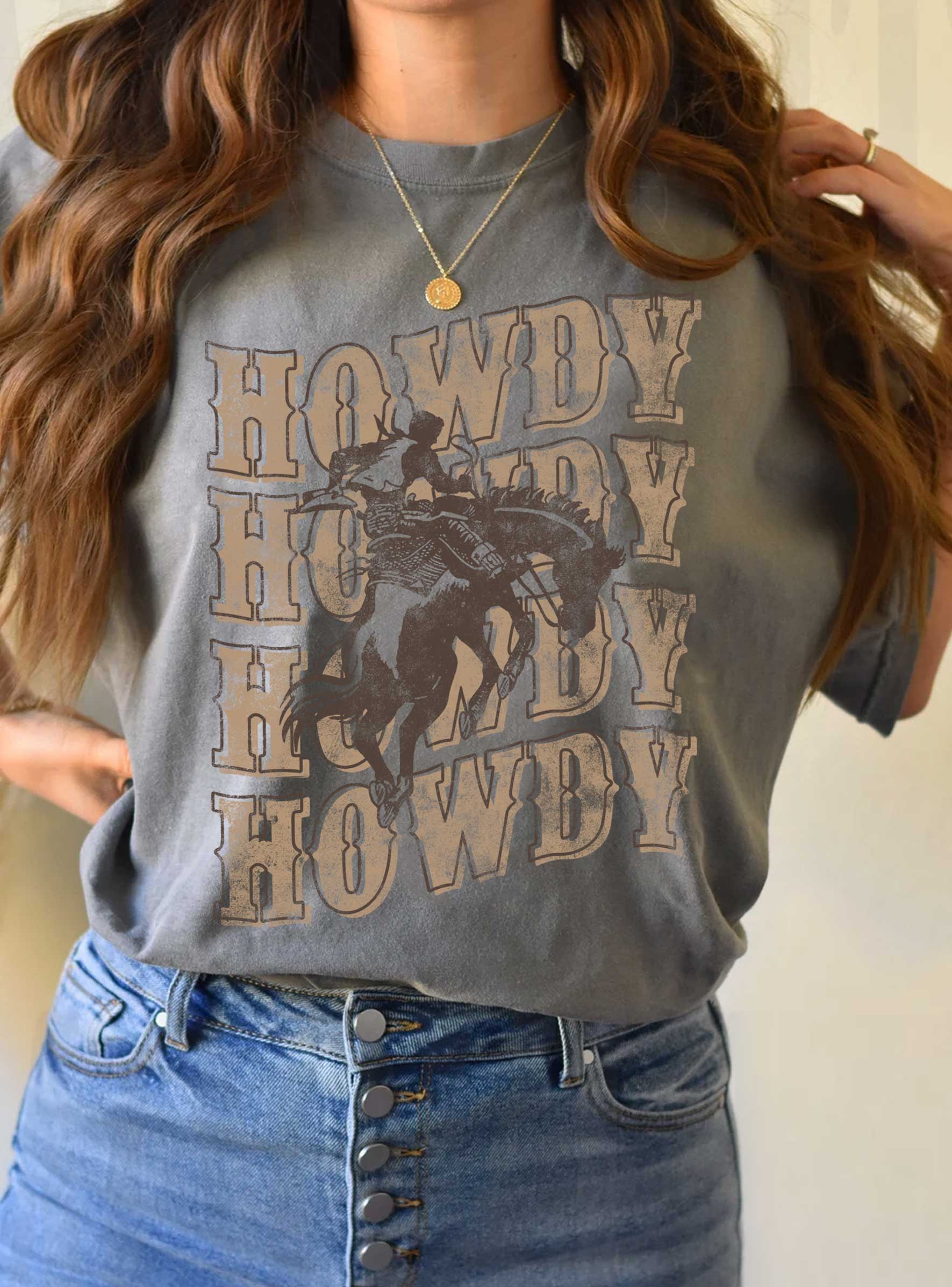 Howdy Cowboy Graphic Tshirts