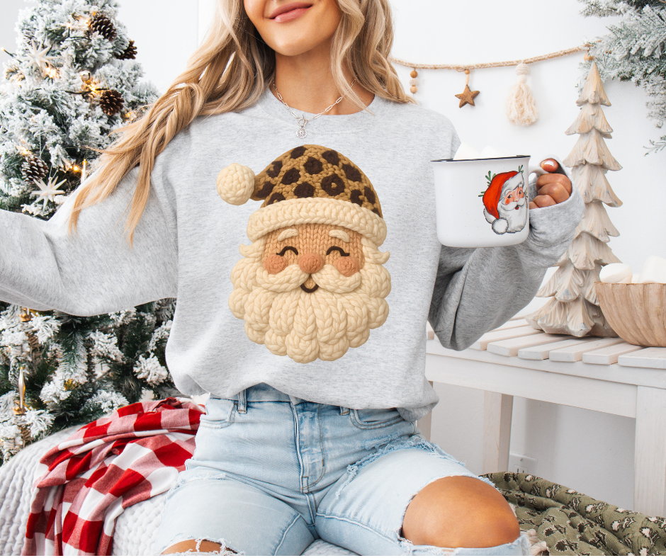 Yarn Cheetah Santa
