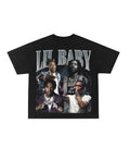 Lil Baby Rap Tee – Jumbo Graphic, Savage Mode, Hip Hop Icons