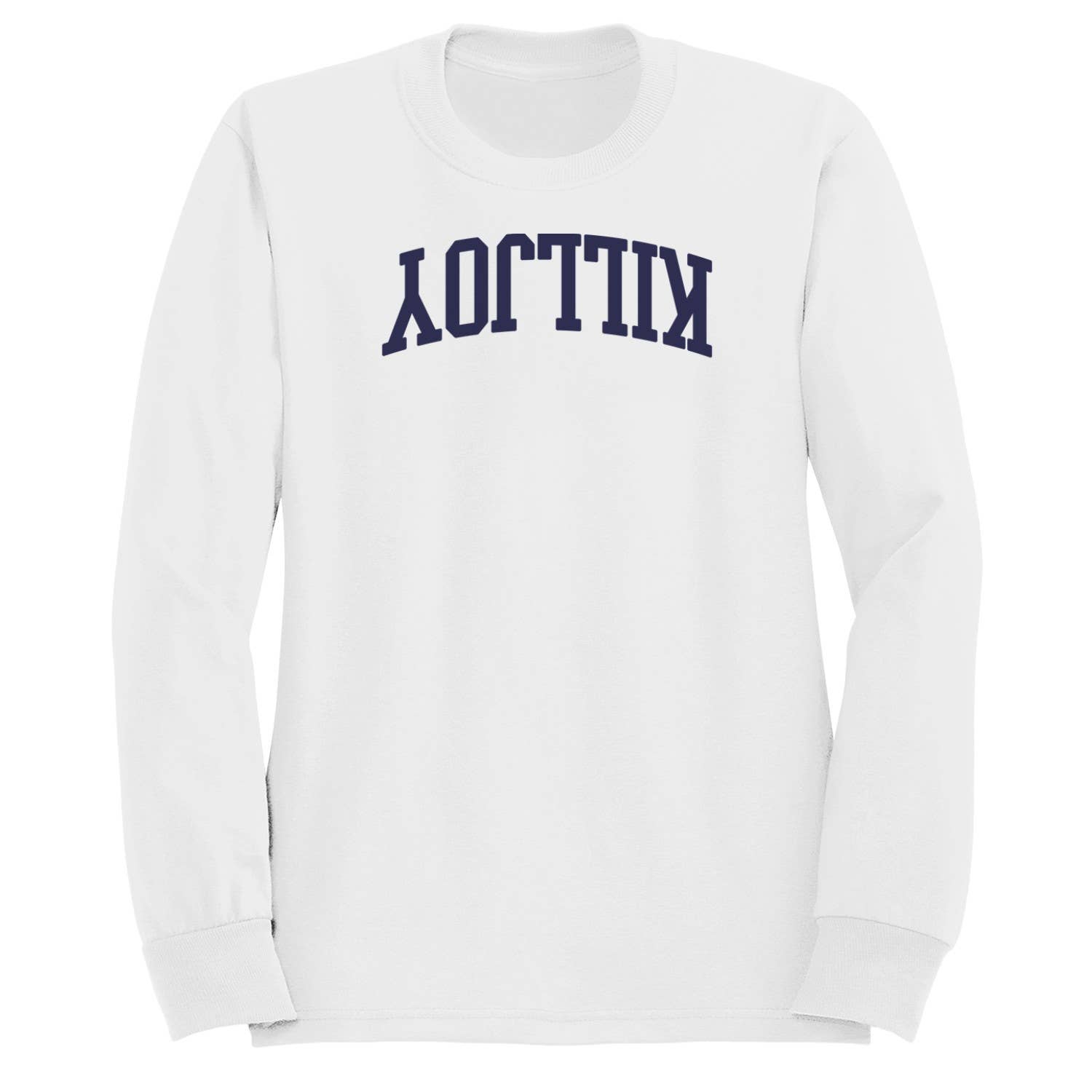 Kitty Mirror Text Funny Graphic Women's Sweatshirt