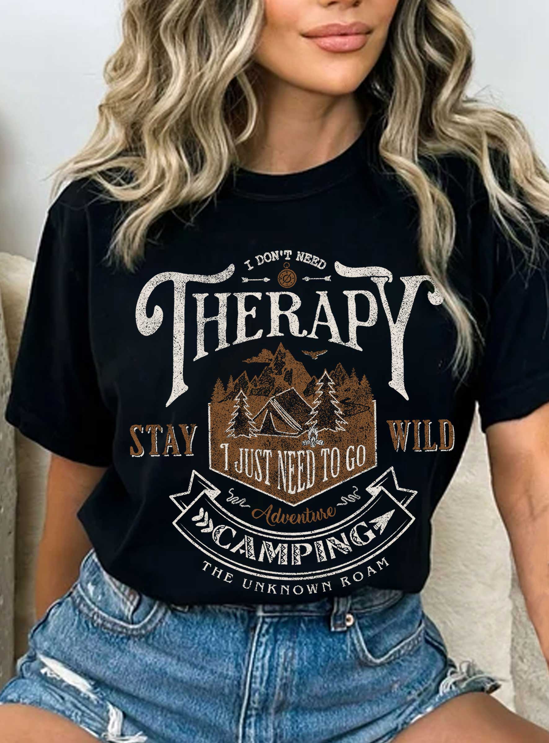 I Just Need To Go Camping Graphic Tshirts