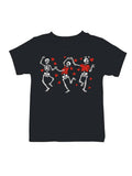 Dancing Skeletons in Love Youth's T-Shirt