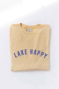 Lake Happy Mineral Washed Graphic Top