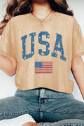 USA Flag Mineral Graphic Tshirts