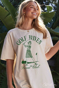 Golf Wives Social Club Oversized Graphic Top