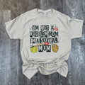 I’M Not A Regular Mom I’M A Softball Mom On Sand Tee