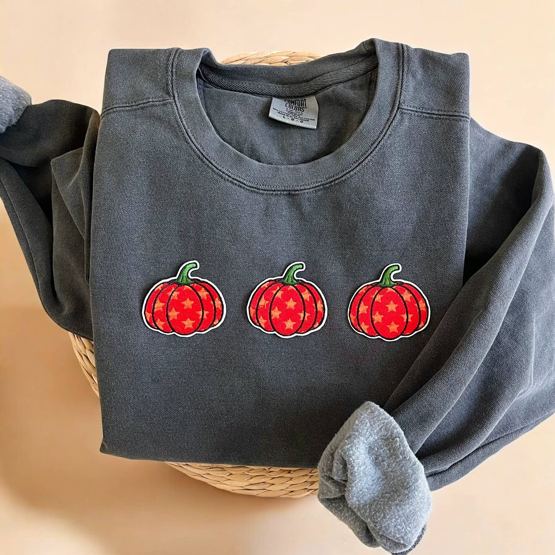 Comfort Colors® Pumpkin Crewneck Sweatshirt