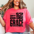 By His Grace Christian Graphic Tee | Gildan
