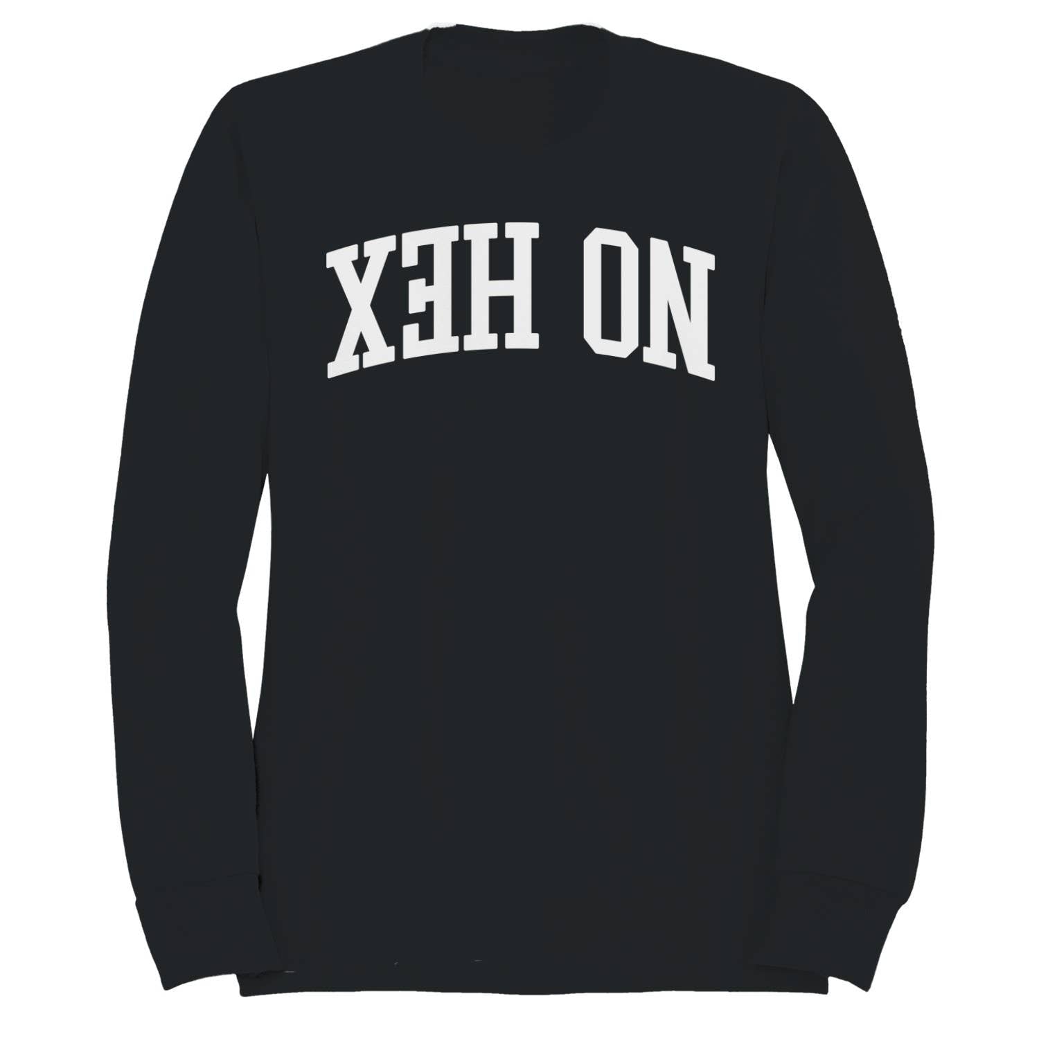 No Hex On Retro Bold Typography Men's Sweatshirt