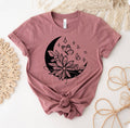Floral Moon Butterfly T-Shirt