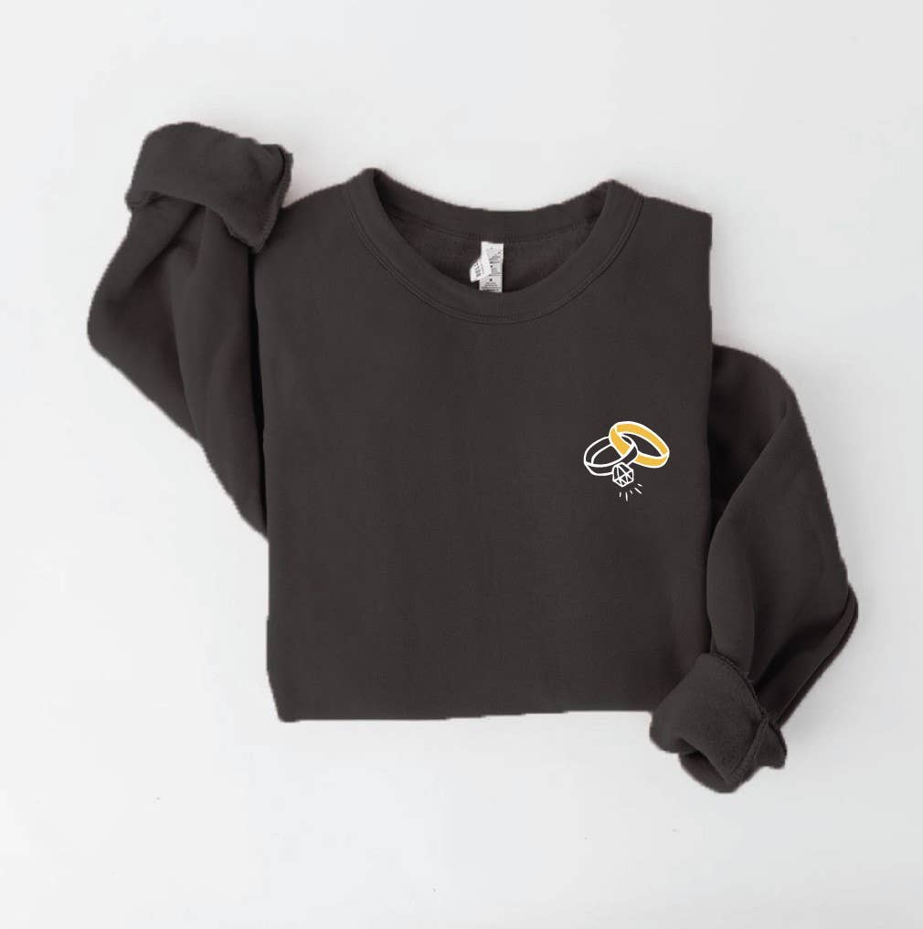 Bridesmaid Front and Back Graphic Sweatshirt