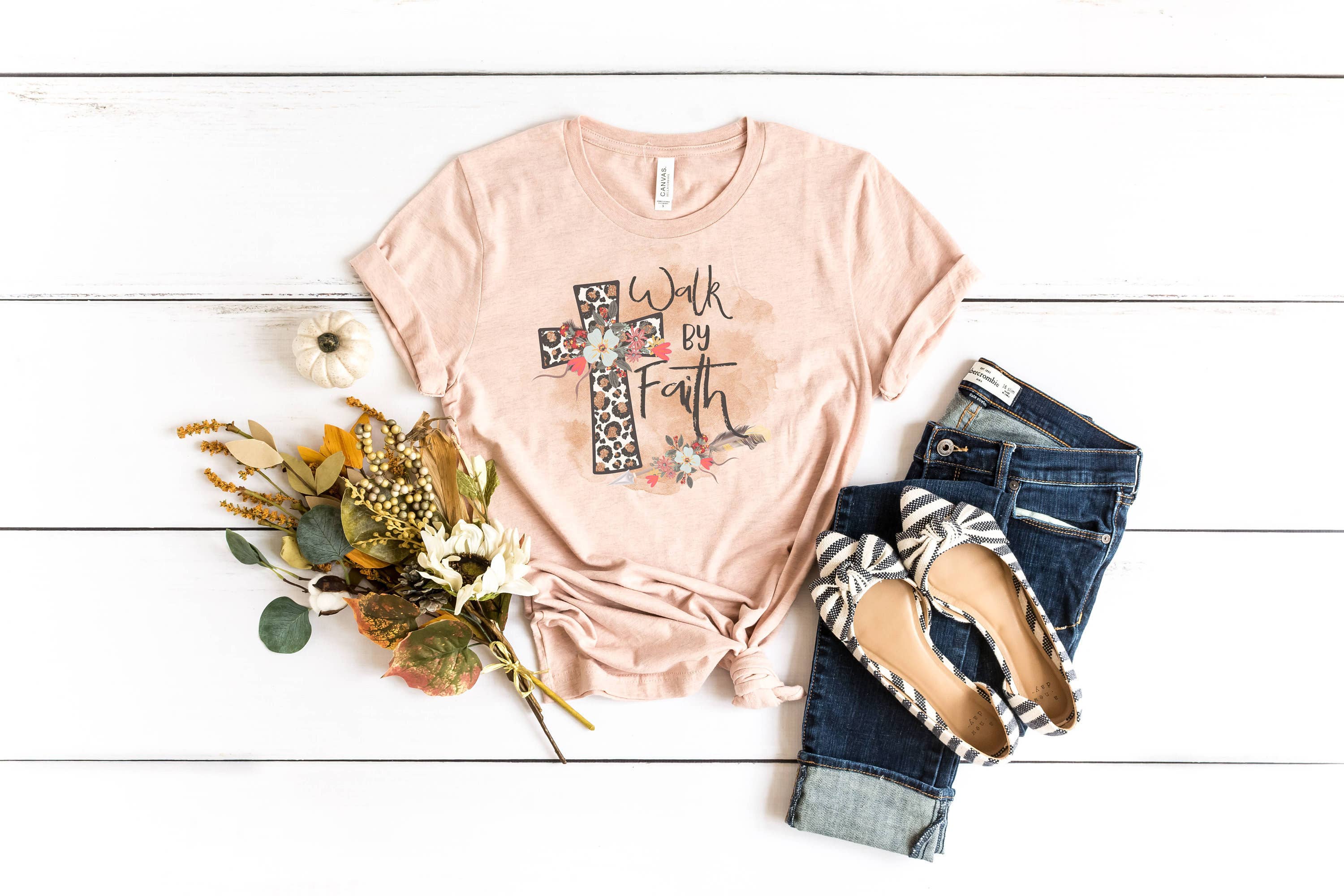 Walk By Faith | Christian Tshirt