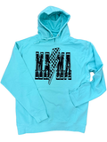 Mama Checkered Bolt Hoodie