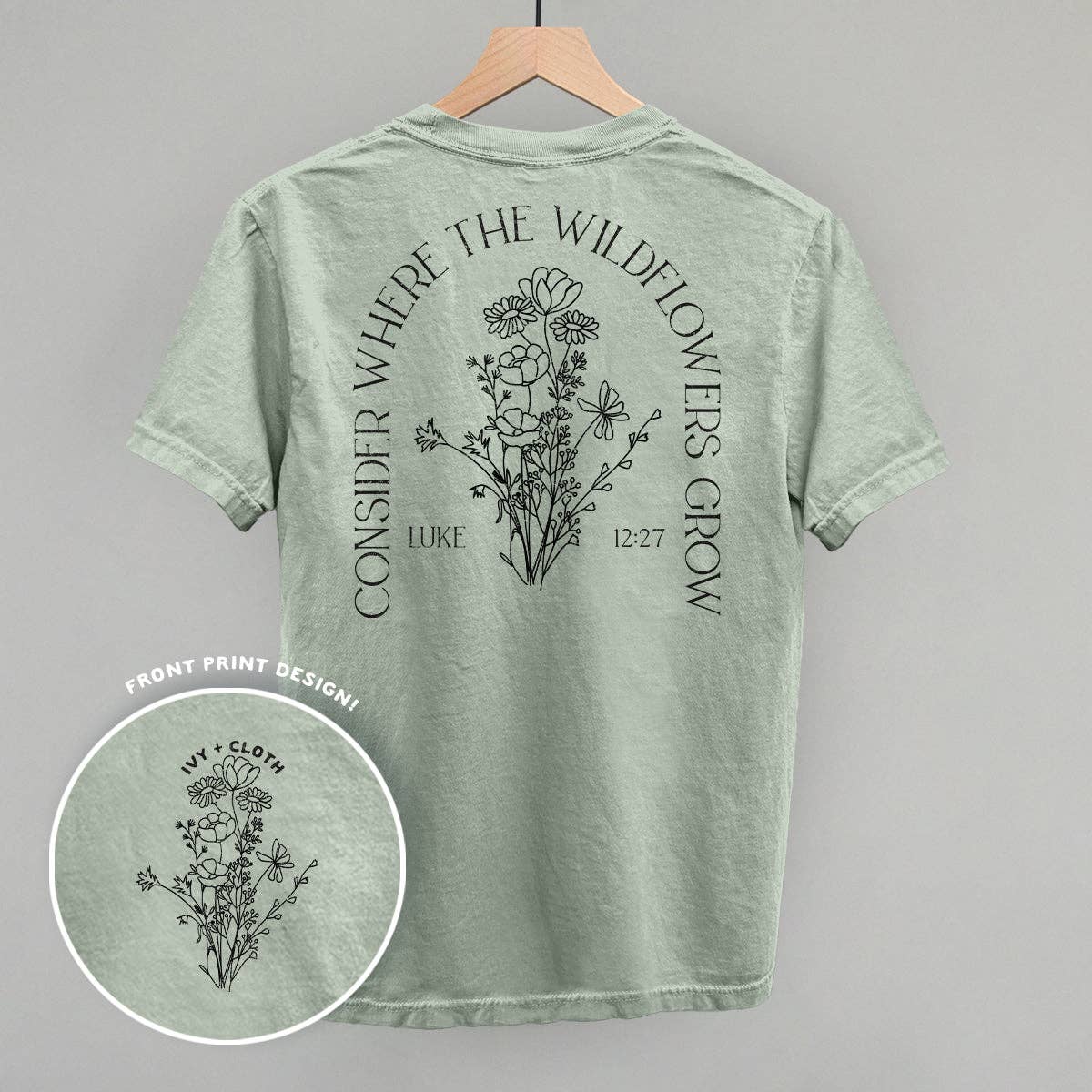 Consider Where the Wildflowers Grow (Back Print)