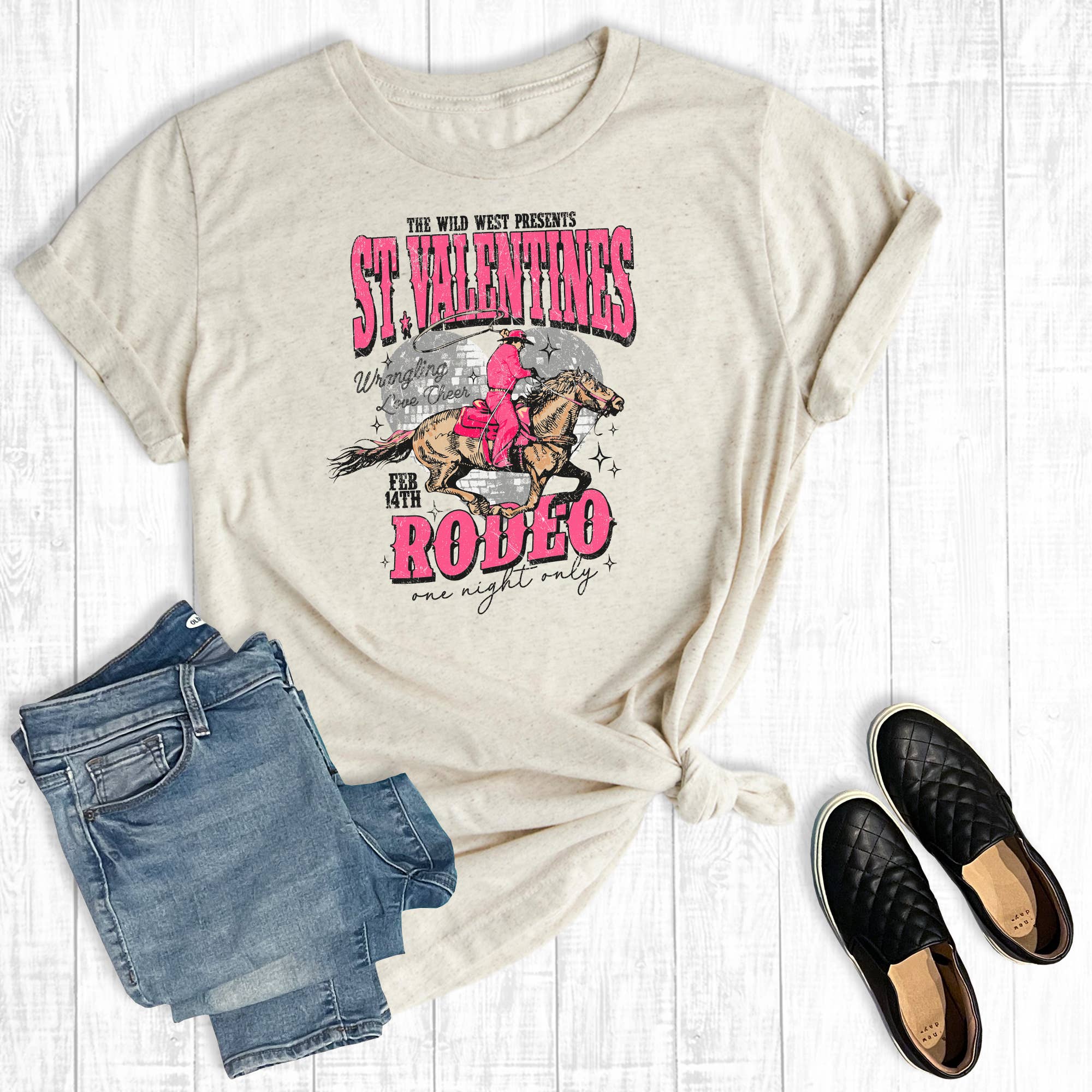 St.Valentines Wild West Rodeo Graphic Tee