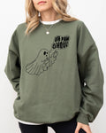 Va Fan Ghoul, Skeleton, Ghost, Funny, Halloween Sweatshirt
