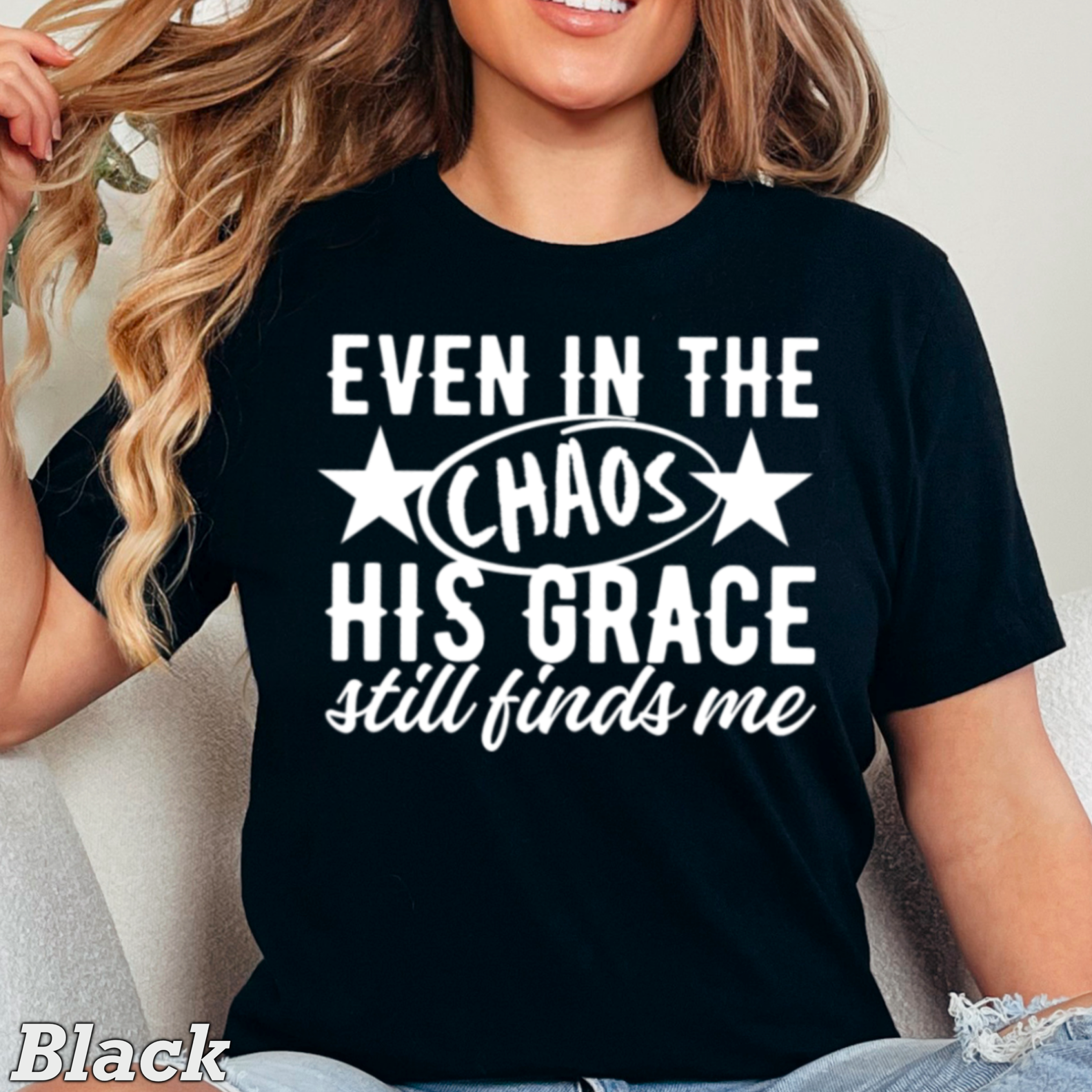 Even in the Chaos Christian Graphic Shirt | Comfort Color