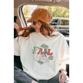 Fall Vibes  Vintage Graphic Oversized Tee