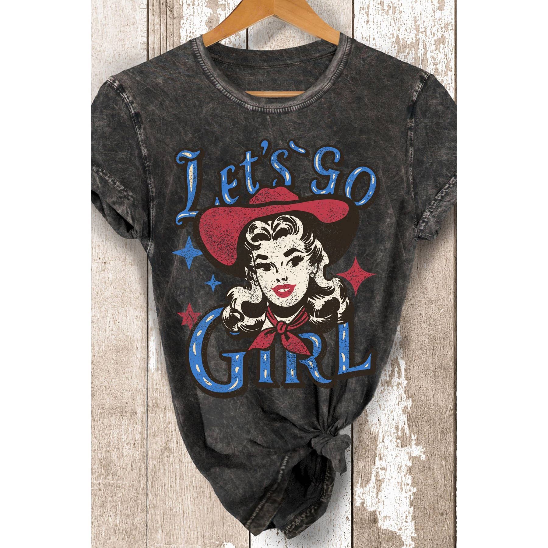 Lets Go Girl Summer T-Shirt - Vintage Mineral Wash