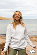 He Is Risen Puff Graphic Sweatshirt