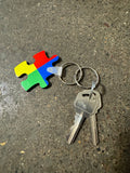 Colorful Autism Puzzle Piece Keychain
