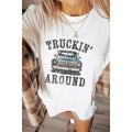 Truckin Around Vintage Graphic Oversized Tee