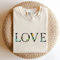 Love Flowers, Comfort Colors Tshirt, Valentine's Day