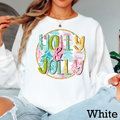 Holly and Jolly Christmas 2025 Long Sleeve Shirt | Gildan