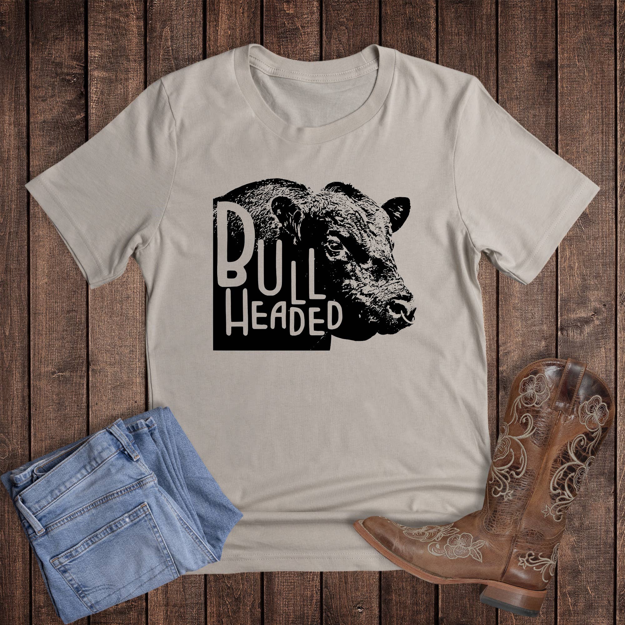 Western Bull Headed Graphic Tee