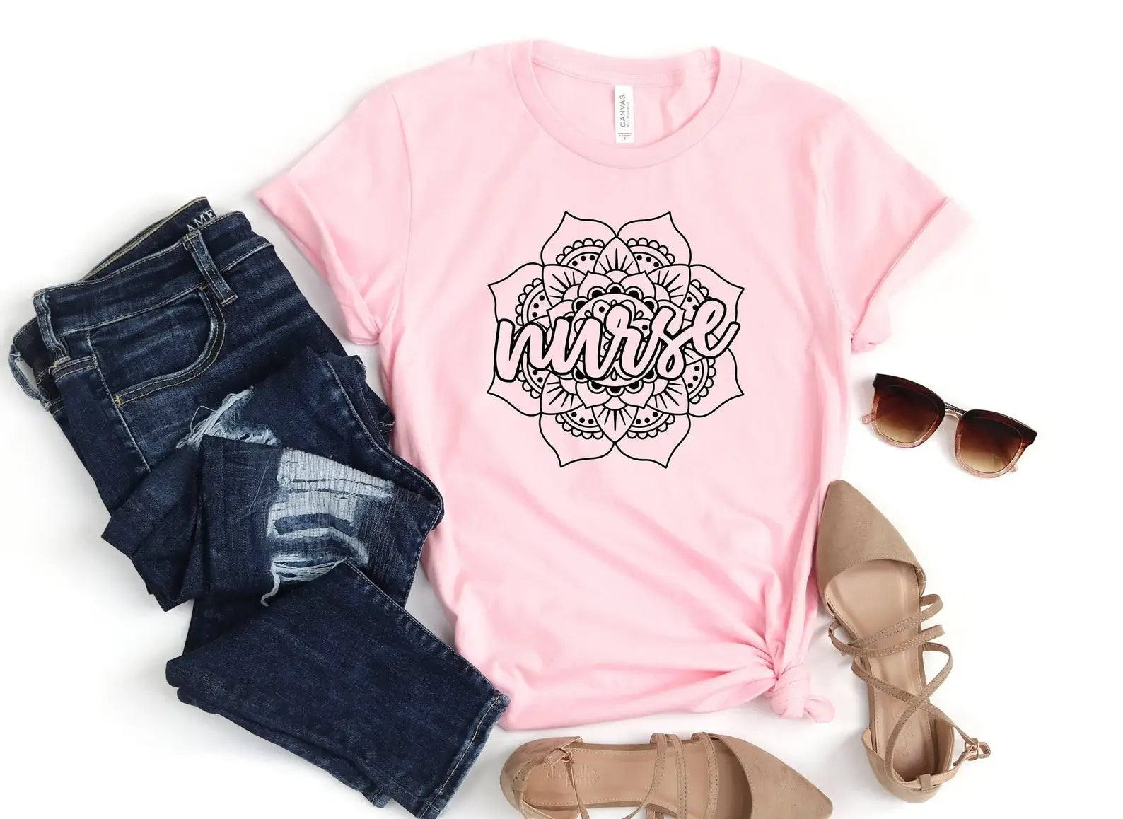 Nurse Flower T-Shirt